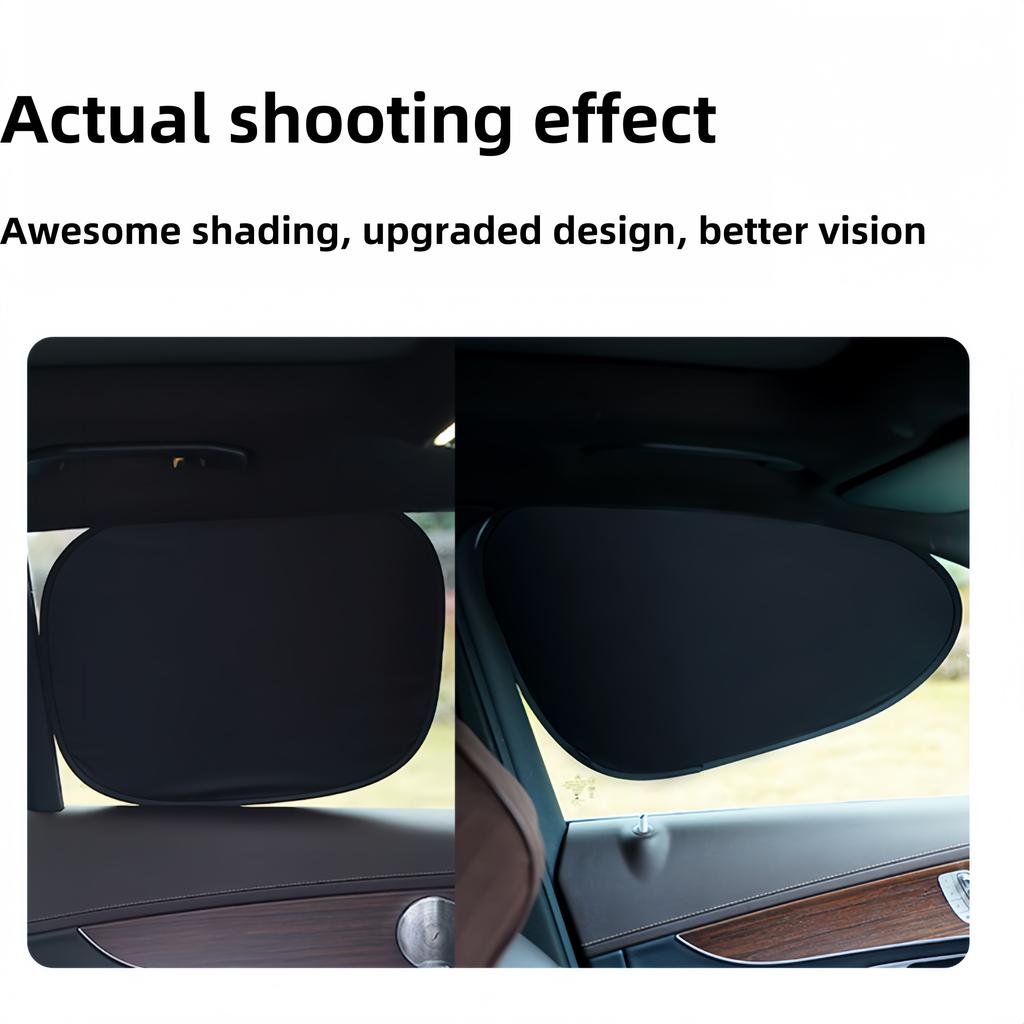 Car Side Window Sunshade Cover Inside Electrostatic Adsorption Side Curtain Car Hot Shield Screen Anti-Glare Protection