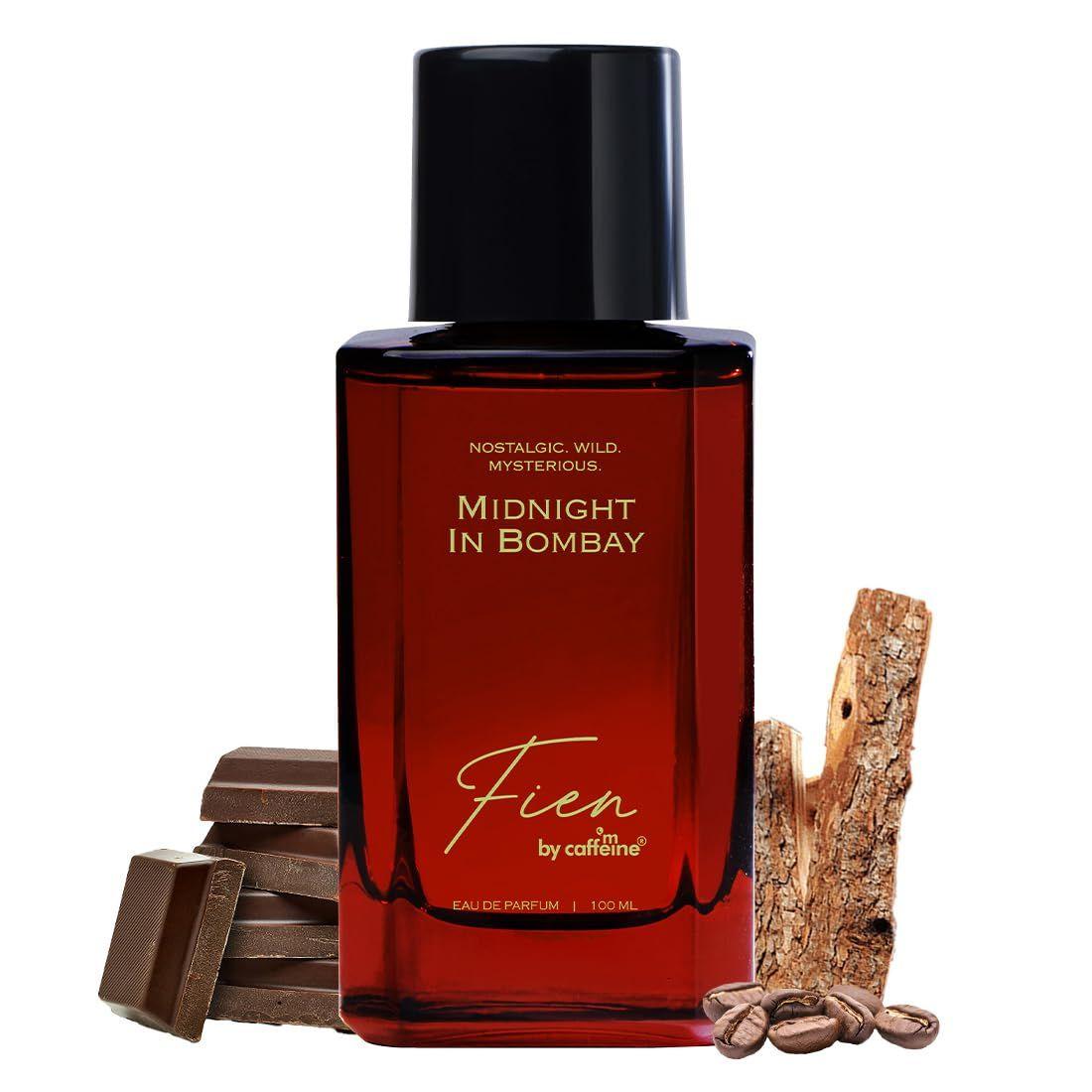 mCaffeine FIEN Midnight in Bombay Coffee & Vanilla Perfume for Men & Women|Woody Gourmand EDP | Coffee, Vanilla & Chocolate | 100ML