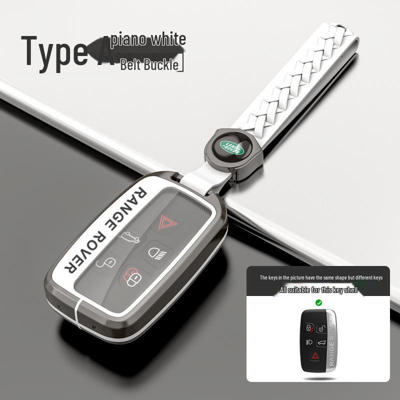 5-Button Key Case for Range Rover: Sport, Evoque, Defender, Discovery, Velar, Discovery 4