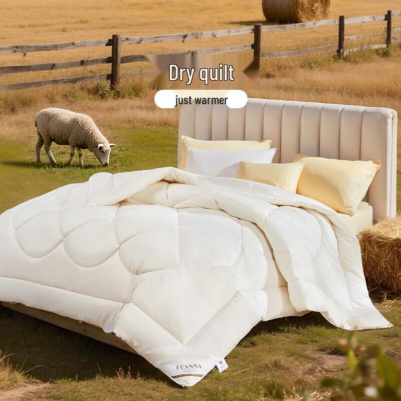 FUANNA Premium 51% Wool Antibacterial Winter Quilt