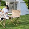 MOBIGARDEN Outdoor Camping Ultra-Light Leisure Chair, Portable Fishing Chair, Mini Folding Chair, NX20665020, Fine Sand Yellow