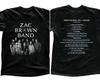 Zac Brown Band 2024 Music Tour Black T-Shirt Gift Fans All Size