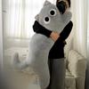 Logic Cat Doll Plush Toy Black Cat Plush Pillow Bedhead Long Pillow Dormitory Sleeping Leg Clamp Pillow Sofa Cushion Home Use