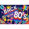 80er 90er Kulisse Partydekorationen Retro Hängendes Banner Zurück in die 80er 90er Hip Hop Graffiti Wand Fotokulisse Foto