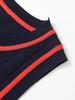 Autumn 2025 European American Casual Color Block Knit T-shirt