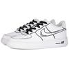 Nike Air Force 1 White Air Force 1, Anime Minimalist Style Abrasion Resistant Low Top Skateboard Shoes Unisex CW2288-111(Team562-)