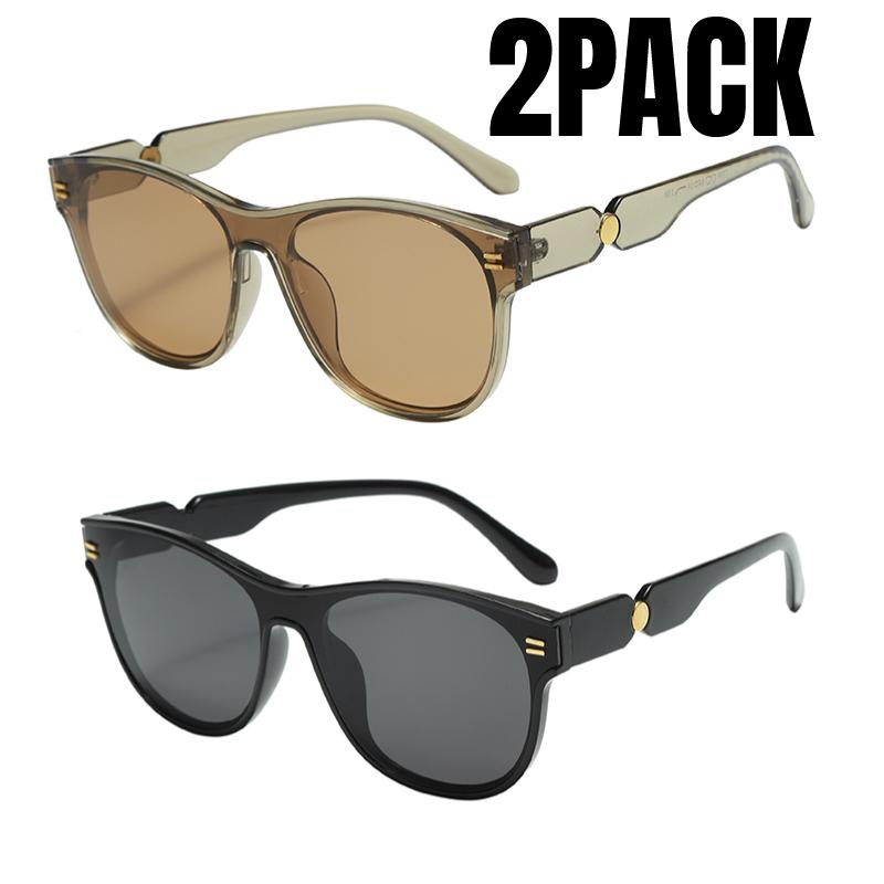 1/2PACK Small Fragrant Rice Nail Sunglasses UV Protective Unisex Fashion Glasses for Outdoor Sports