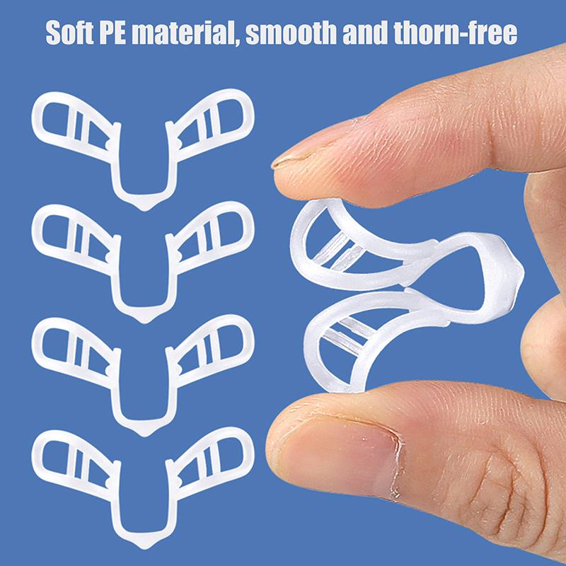 

2/4/8/10 Pcs Stop Snoring Device Elastic Nose Clip Anti-Snoring Supplies Nasal Dilator For Better Sleep & Improved Airflow 2Pcs