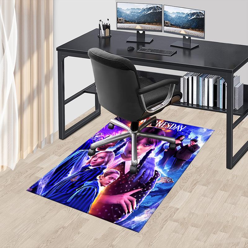 1pc Spooky Spider Web Portrait Carpet for Playroom Bedroom Living Room Sofa Home Decor,kids Game Area Rug Non-slip Floor Mat Y82674