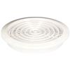 Grille d'aération - KOTARBAU - Rond - Diamètre 80 mm - Moustiquaire - Blanc