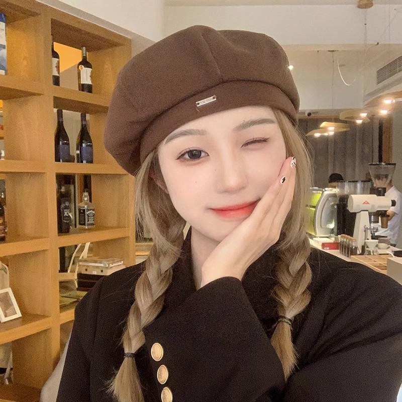 Women's Korean Style Octagonal Beret: Spring & Autumn Versatile, Sweet, Slimming, Casual Hat