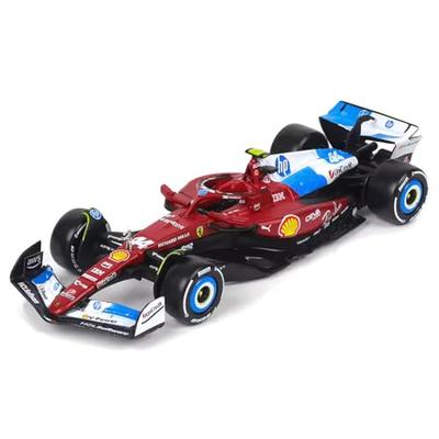 Bburago 2025 Model 1/43 F1 Bburago 1/43 Scuderia Ferrari #44 Lewis Hamilton Miami GP / Race Sports Car Miniature Diecast Car Finished Product 18-36853