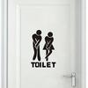 Add A Fun and Stylish Touch To Your Home with This Removable Man/Woman Toilet Sign Wall Sticker!