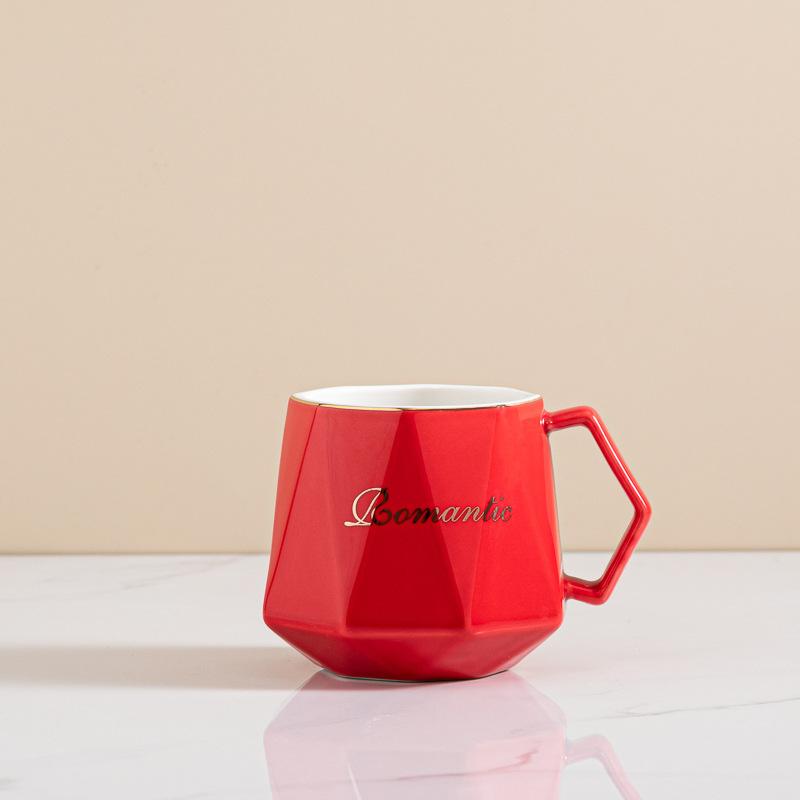 

Простая модная керамическая чашка, креативная кружка, кофейная чашка, парная чашка, подарки, бизнес-сувенир 301-400ml