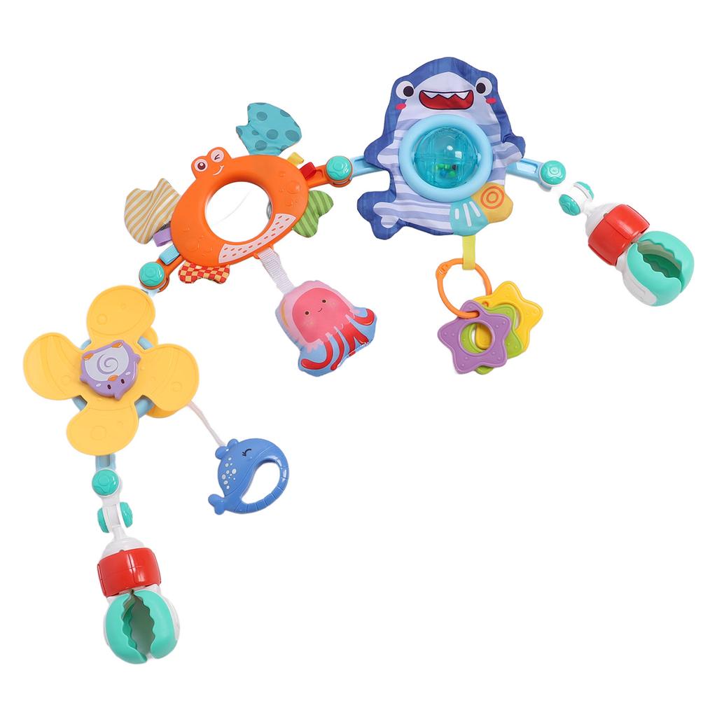 Verstellbarer Bogen Babynest Spielzeug Säuglinge Kleinkinder Babywiege Hängend Autositz Kinderwagen 2 Verwendung