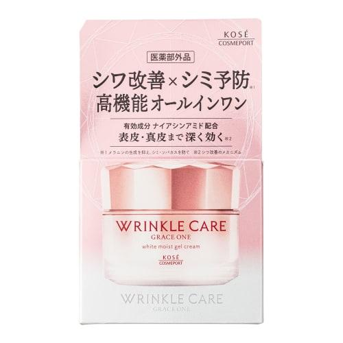 GRACE ONE KOSE Grace One Wrinkle Care White Moist All-in-One Gel Cream Wrinkle Improvement X Stain Prevention 100g with Bonus