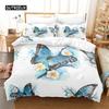 Beautiful Butterfly Bedding Set Duvet Cover Set 3d Bedding Digital Printing Bed Linen Queen Size Bedding Set Fashion Design