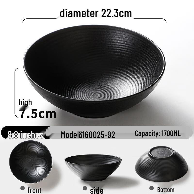 Jijun Commercial Melamine Noodle and Soup Bowl