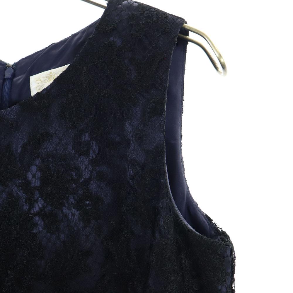 GRACE CLASS Made In Japan No Sleeve All In One 36 Navy Jumpsuit Women Used