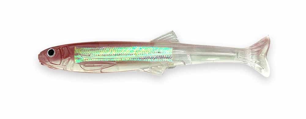 

Imakatsu Huddle Swimmer Elastomer Flash for Imaewakasagi Berry Plate, 4-inch (Eco-Friendly) #S-622, (Imae Smelt)/Natural (Rainbow)