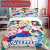 3pcs Duvet Cover Set (1*Duvet Cover + 2*Pillowcase, Without Core), Custom Name Sailor Moon Pattern Bedding Set, Home Bedroom Decor Gift