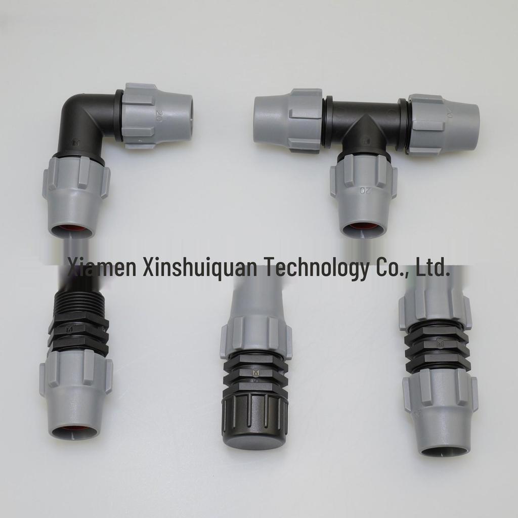 20mm PE Pipe Connector 3-Way To 6-Point Male Thread for Drip Irrigation In Greenhouses