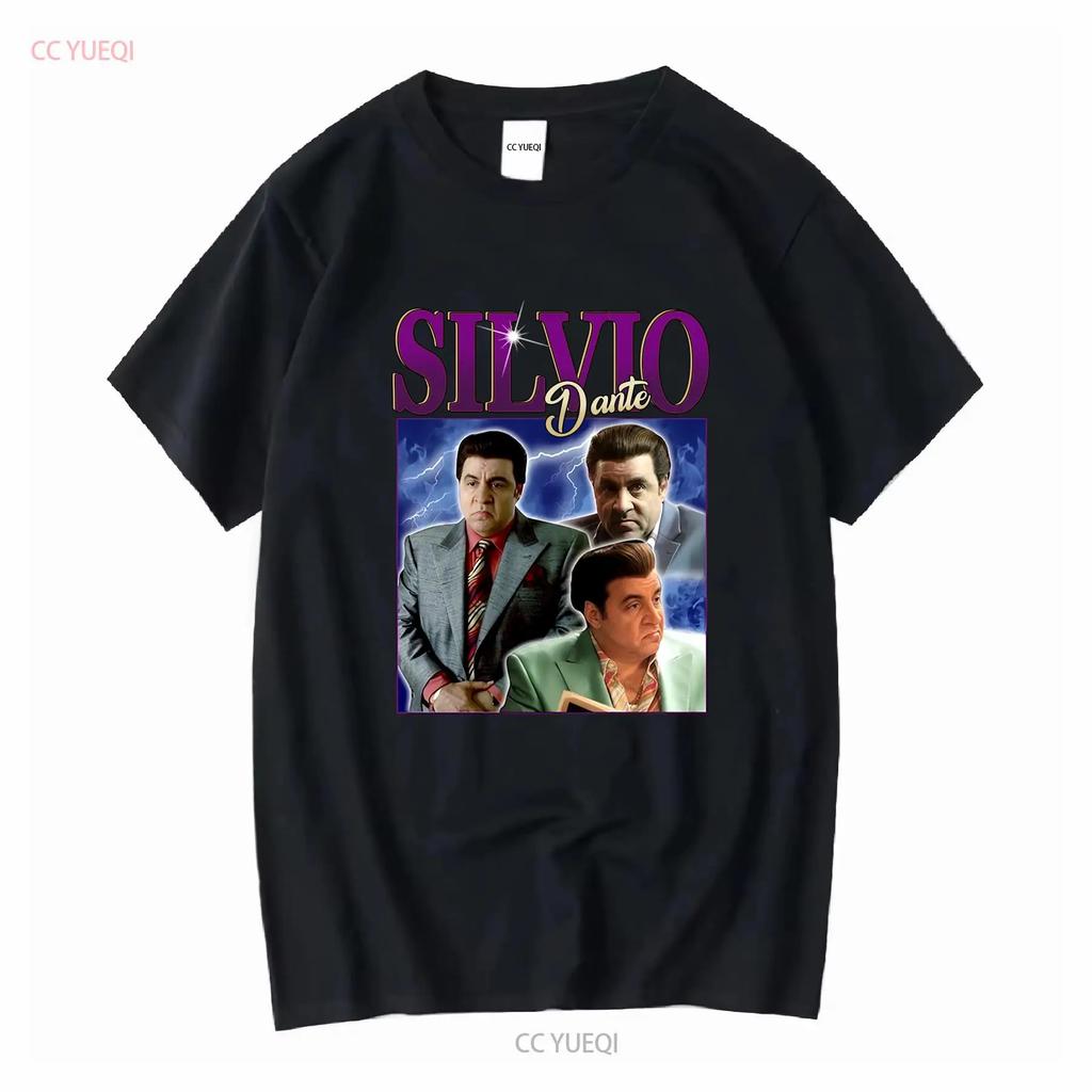 Silvio Dante Homage Vintage T Shirt Fictional Character Shir vintage Washed Top For Everyday Wear Unisex Stylish streetwear