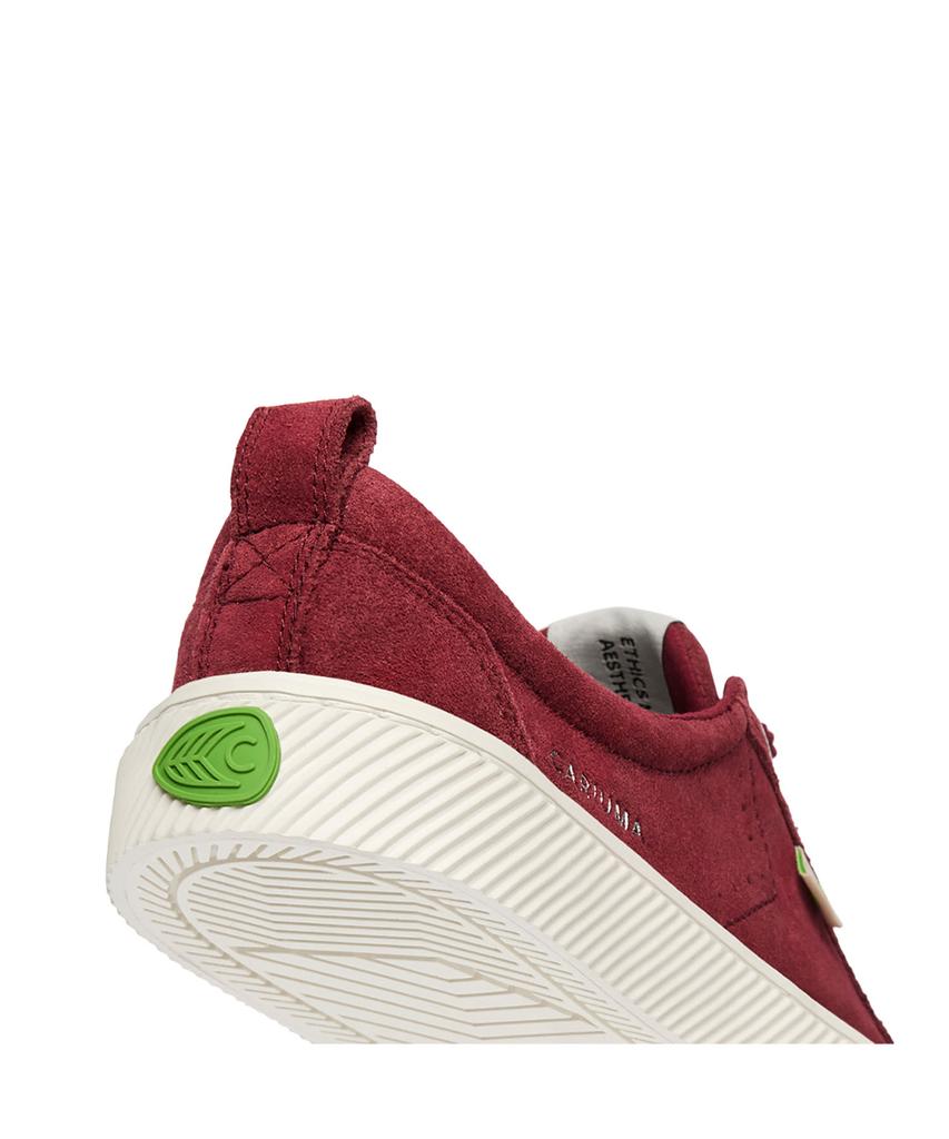 Cariuma Oka Low Cabernet Suede