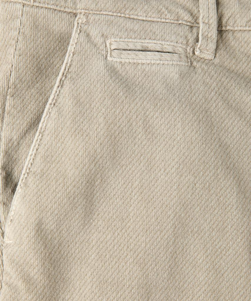 PANICALE Beige Slim Fit Cotton Twill Pants
