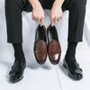 Herren Lederschuhe Formelle Monk Schuhe Herren Business Büro Männlich Freizeitkleidung Derby Schuhe Schnalle Hochzeitsfeier Luxus Modeschuhe