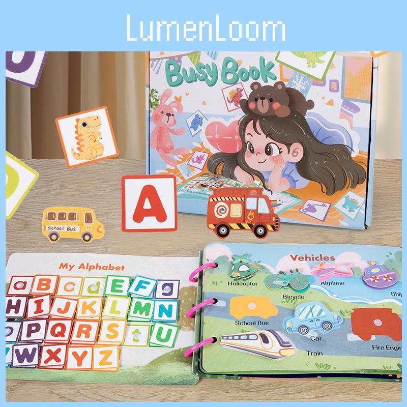 Quiet Stickon Book For Kids Montessori Early Education Toy With Customizable Fun