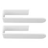 Self Adhesive Hand Towel Holder U Shaped Space Saving Acrylic Wall Mounted Hand Towel Bar Towel Ring for Bathroom