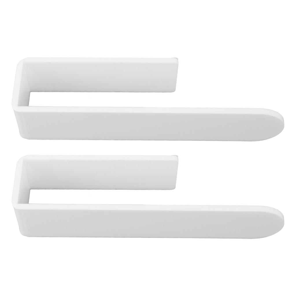 Self Adhesive Hand Towel Holder U Shaped Space Saving Acrylic Wall Mounted Hand Towel Bar Towel Ring for Bathroom
