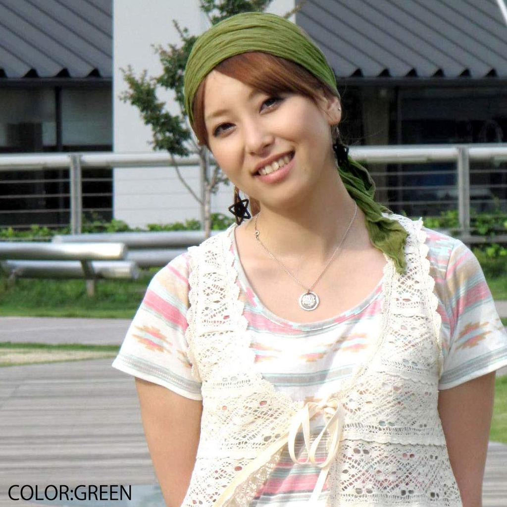 CHARM Turban Rayon Hair One Size Fits Turquoise Hairband, Scarf, Turban, All,