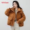 YAYA 2024 Women's Short Hooded Puffer Jacket YE3B635845L