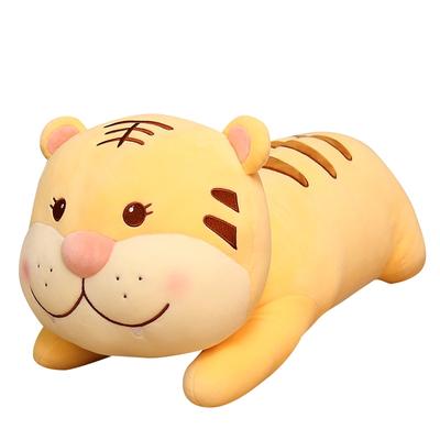 40 /60 /80cm Lovely Lying Tiger Plush Toys Stuffed Soft Animal Pillow Kawaii Dolls Nice Birthday Xmas Gift For Children Baby