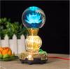 Buddhist Supplies, Temple Eternal Light, LED Colorful Crystal Lotus Lamp, Buddha Light, Meditation, Home Decoration, Plug In