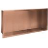Bathroom Shelf Brushed Copper Flush Mount 30x60