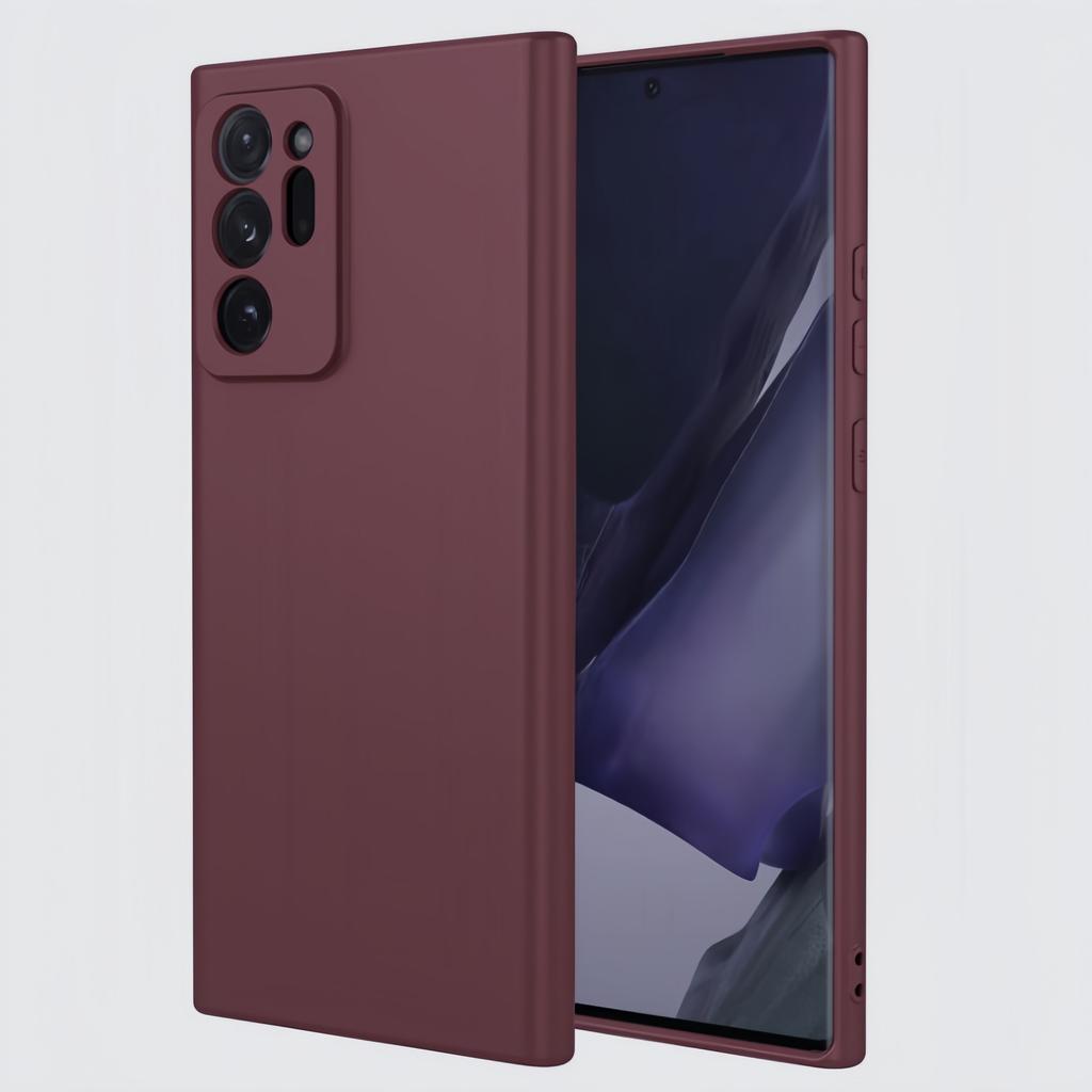 Fashion Solid Colour Shockproof Protective Liquid Silicone Phone Case For Samsung Galaxy Note 20 Ultra/Note20/Note10+ /Note 10