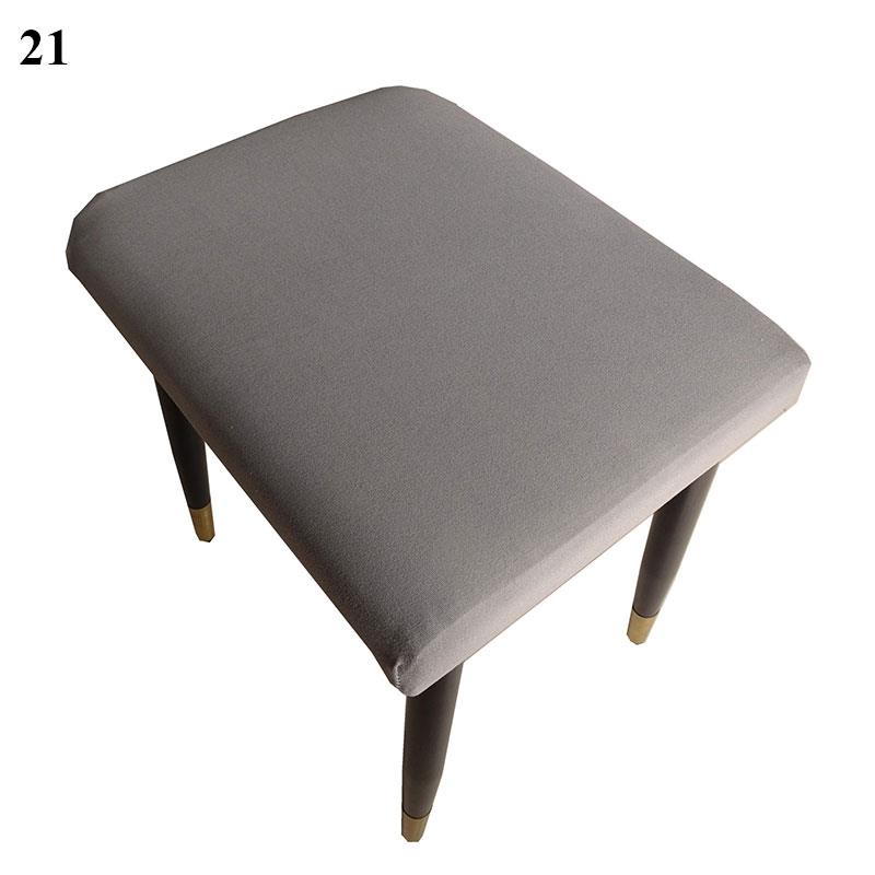 

Dust Stool Cover Elastic European Stool Cover Printed Solid Color Printed Chair Cover Protective Cover Rectangular Stool Cover
