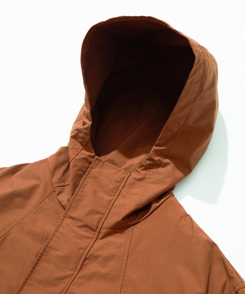 Kalapatthar Nylon Rib Flash Line Jacket - Brick