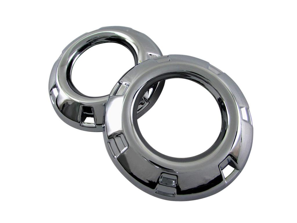 BRIGHTZ Chrome Fog Light Covers for Delica CV Compatible with Delica Delica 34545 D5 [FOG-COV-330] CV1W, CV2W, CV4W, CV5W, CV1, CV2, CV4, CV5, V1,