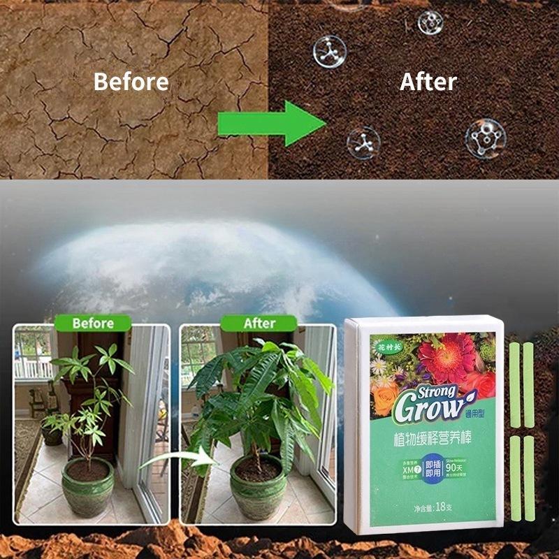 18 STÜCK Pflanzennährstoffriegel Langsam Freisetzender Stickstoff Phosphor Kalium für Pflanzen Gemüse Wachstum Blumen Mehrnährstoffdünger