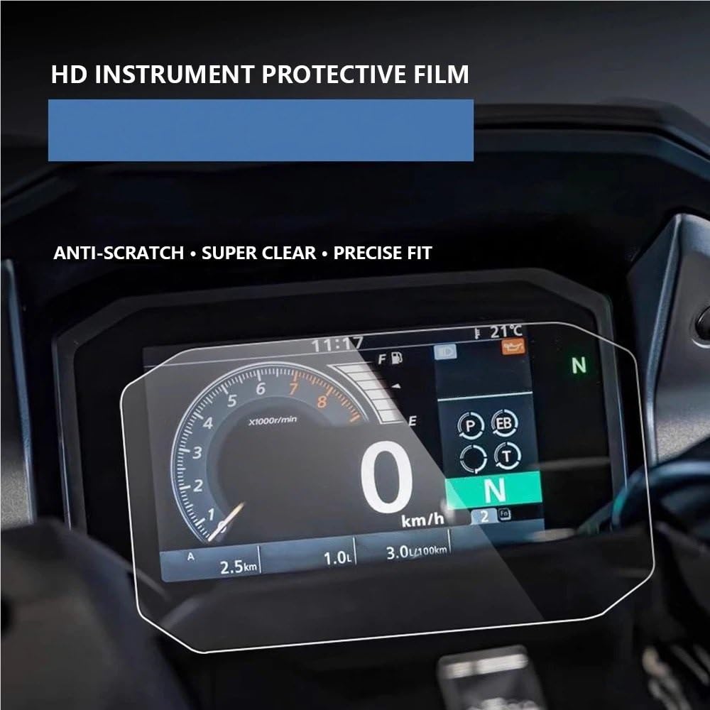 FORZA 750 2021 - Motorrad Kratzschutz für Instrumentenbrett-Display Armaturenbrett Schutzfolie Instrumentenfolie (1 SET)