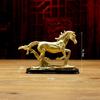 Portable Resin Feng Shui Lucky Horse Statue Attract Wealth Good Luck Office Ornaments Small Horse Sculpture Living Room