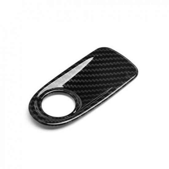 Co-Pilot Carbon Fiber Steel Storage Box Handle Trim For Benz Smart Fortwo 15-20