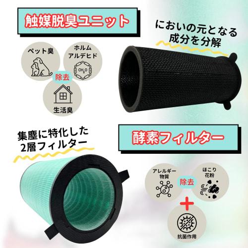 [For Balmuda Only] 360° Enzyme Filter EJT-S200 Compatible Air Purifier Filter AirEngine JetClean EJT-1000 1000-WK 1100SD 1150SD Series Compatible HEPA
