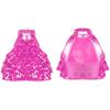 Kids Girls Shiny Sequins Tiered Sleeveless Tank Top Modern Dance Costumes Gymnastic Dancewear