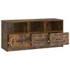 TV Cabinet Smoked Oak 102 x 34.5 x 47 cm Particleboard