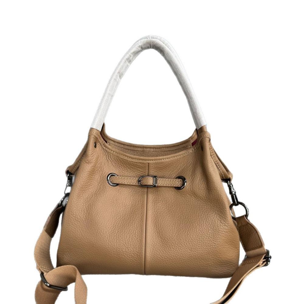 Cowhide Bag Crossbody Bag Mommy Popular Fashion Niche Women Single Shoulder Soft Hand Underarm Leather
